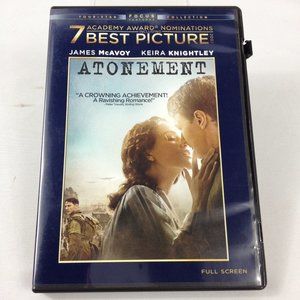 Atonement - 2007 - Rated R - Romance/War - Keira Knightley - DVD - Used